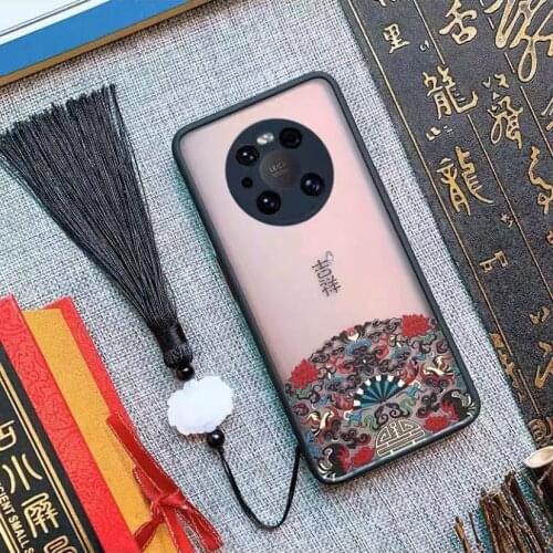 Fashion Designer For Huawei Mate 40 Mobile Phone Case Mate40 Back Chinese Fashion Style Casing For Huawei Mate 40 With Tassels