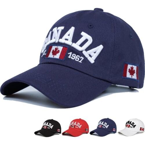 High quality Cotton Gorras Canada Baseball Cap Flag Of Canada Hat Snapback Adjustable Mens Baseball Caps Brand Snapback Hat
