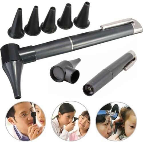Diagnositc Otoscope Set Penlight Ear Health Care Medical Equipments Flashlight Magnifying Len Dropshipping