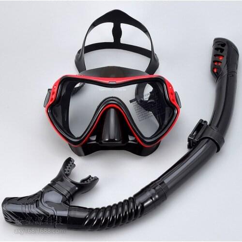 Men And Women New Adult Large Frame Silicone Mask Swimming Snorkel Diving Masks