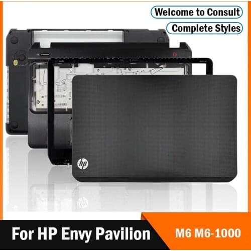 NEW Original Laptop Screen Back Cover Top Case For HP Envy Pavilion M6 M6-1000 Series Silver Black LCD Back Cover 690231-001