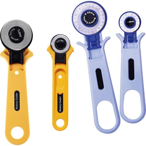 28mm 45mm Cloth Cutting Knife Tailor Wheel Knife Sewing Tools Accessory Cut Leather Paper Fabric Round Blade Rotary Cutter 28mm