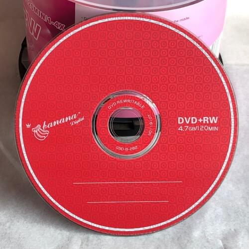 Wholesale 25 discs Grade A 1-4x 4.7 GB Blank DVD+RW Disc
