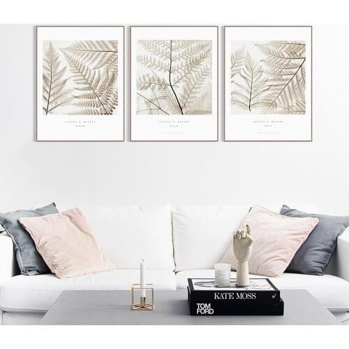 Promotion Minimalist Cottage Plant Venation Of Leaves A4 Canvas Art Print Poster Wall Picture Home Decoration Painting No Frame