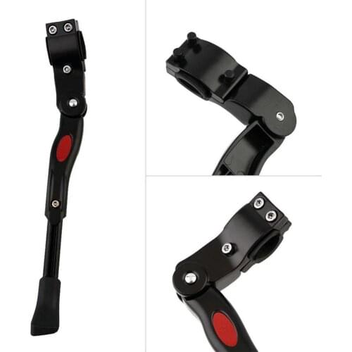 Adjustable Mtb Bike Parking Rack Mountain Bike Support Side Kick Foot Brace Cycling Parts Suitable For 22-27 Inch Wheel Diameter