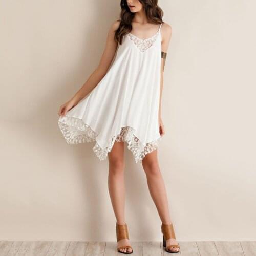Womens Plunge Angel Wings backless Skater Chiffon Party gallus Mini Dress
