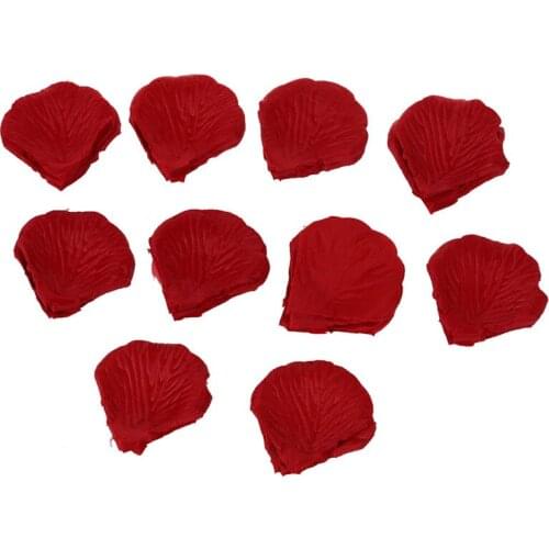 1000 Pcs Heart Shaped Red Rose Petals,red