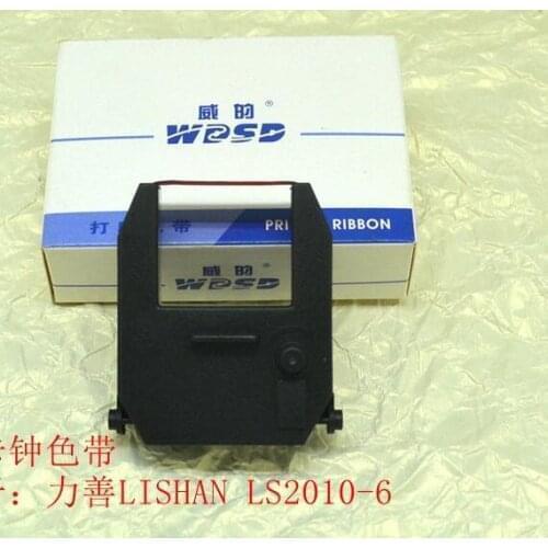 Time clock ribbon for LISHAN LS2010-6 Time Recorder black/red
