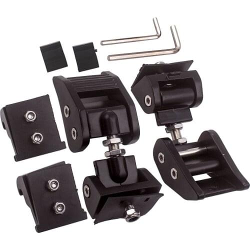 2Pcs Hood Lock Latch Catch Set Aluminum For Jeep Wrangler JK JKU 2007-2018