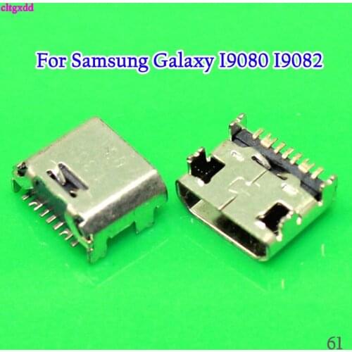 2PCS/Lot Micro USB Charge Dock Socket Jack Plug Charging Port Connector For Samsung Galaxy I9080 I9082 I879 I869 I8552 T111