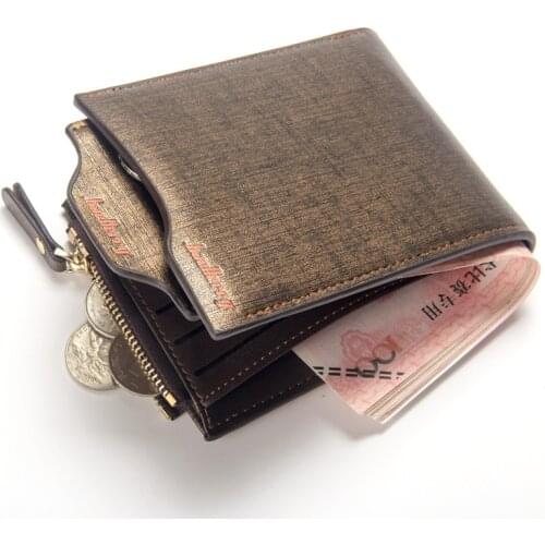 Baellerry Men Short Multi Function Wallet Leisure Purse Coin Pocket Small Package for Male Mini Card Holder carteira masculina