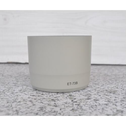 White Lens Hood Shade ET-73B for Canon EF 70-300mm F4-5.6 L IS USM Lens Replace Canon ET73B