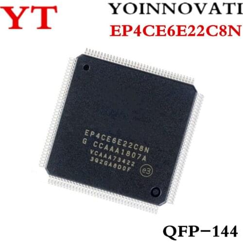 5pcs/lot EP4CE6E22C8N EP4CE6E22C8 FPGA 91 I/O 144EQFP Best quality