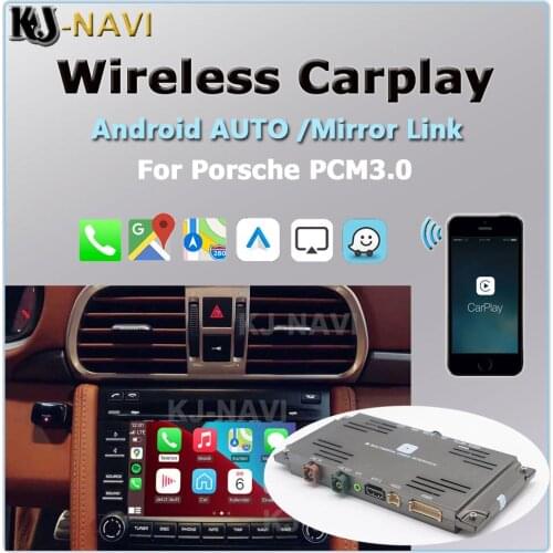 Wireless Apple Carplay Android AUTO Mirror AirPlay Functions For Porsche PCM3.0 PCM 3.0 987 997 911 Car Play Box Accessories