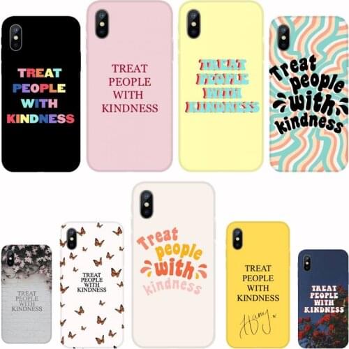 TPWK Treat People With Kindness Phone Case For iphone 12 5 5s 5c se 6 6s 7 8 plus x xs xr 11 pro max
