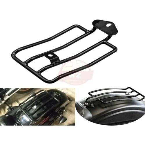 Black Motorcycle Rear Single Seat Luggage Rack Frame For Harley Sportster Lron XL 883 1200 X48 2004-2019 2018 2017 2016 2015