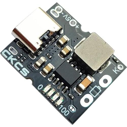 CKCS Type-C USB 5V 2A 1S Single String Lithium Battery Charge Discharge Module Charging Protection Board Boost Converter POWER