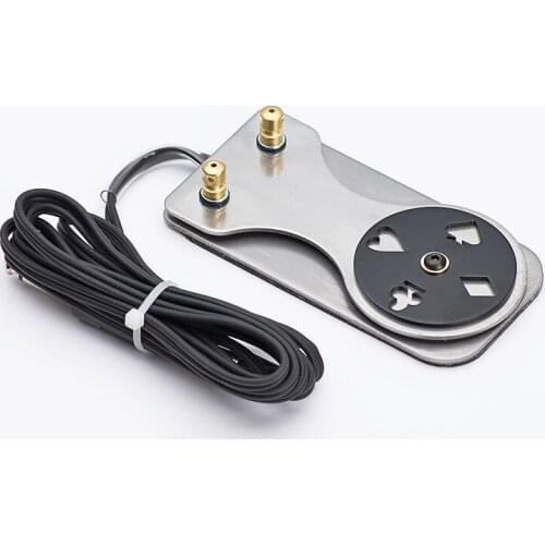 EZ Tattoo Foot Pedal Switch Stainless Steel Plate Foot Switch for Tattoo Machine Power Supply 1 Pcs