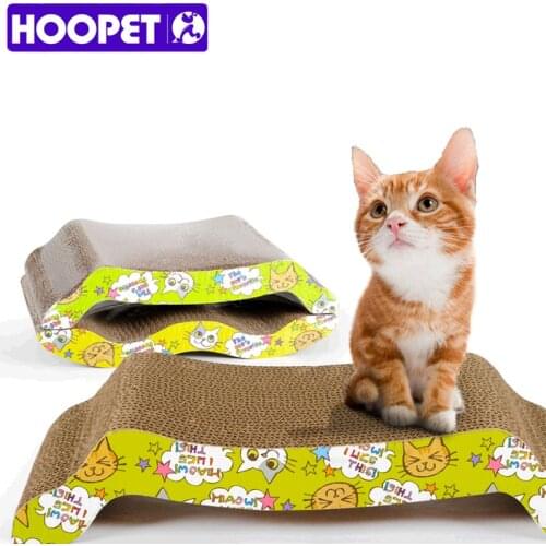 HOOPET Cat Scratch Board Pad Scratcher Bed Mat Kitten Claws Care Interactive Toy