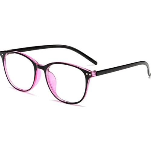 2021 Myopia Glasses Women Men Classic Round Short-sighted Reading Glasses Diopter Eyeglasses Frame