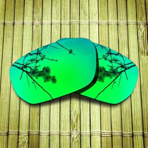 Polarized Replacement Lense For-Oakley Style Switch Sunglasses Frame True Color Mirrored Coating - Green Options