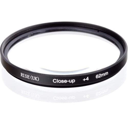 RISE(UK) 62mm Macro Close-Up +4 Close Up Filter for All DSLR digital cameras 62MM LENS