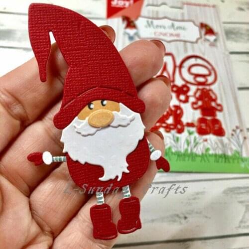 DIY Santa Claus Paper Craft Metal Cutting Die Scrapbooking Embossing Card Making
