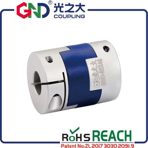 Standard Aluminum Alloy shaft 5mm 8mm coupler Diameter 32 Length 45 Flexible Oldham Clamp Transmission Shaft Couplings