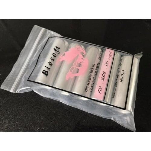 New 5 can/bag Large Dental Lab Materials Denture Flexible Acrylic Without Blood Streak for Flexible Partial