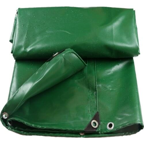 Tewango PVC Waterproof Sunscreen Tarpaulin Garden Greenhouse Sunshade Canopy Thicken Truck Two Sides Watertight Canvas Tarpaulin