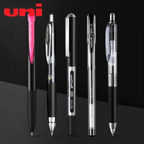 UNI Uniball Gel Pen Set Black Ink Set 0.5 / 0.38mm Examination Office Supplies Signature Pen Student with Quick-drying