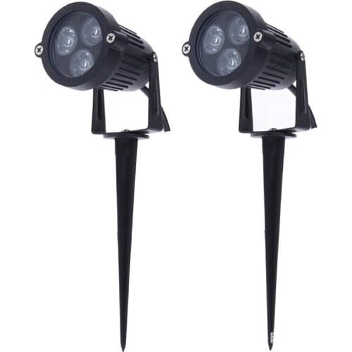 9W Waterproof Lights LED Lawn Lamp 110V 220V 12V Landscape Spot Light IP65 Outdoor Lighting Lamps Spike Light For Garden