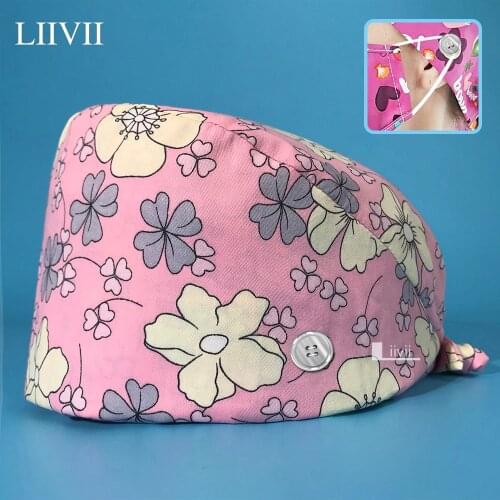 High Quality Medical Surgical Nurse Caps Doctor Dental Clinic Scrubs Hat Nursing Pet Grooming Doctor Work Cap Nurse Accessories