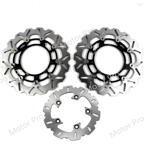 YZF R1 R6 For Yamaha YZF-R6 2005 - 2015 Front Rear Brake Disc Disk Rotor Kits 2007 2008 2009 2010 2011 2012 2013 2014 YZF-R1