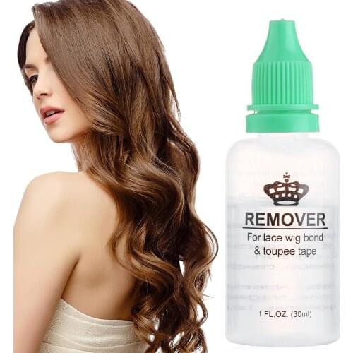 1Bottle 30ml Hair Clear Extensions Remover Womans Fashion Beauty Makeup Adhesive Tape Remover Lace Wig Hair Tape Glue Bond Tool