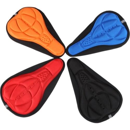 3D Ergonomic Design Bike Seat Bicycle Saddle Cycling Parts Seat Mat Comfortable Cushion Soft Seat Cover for Bike