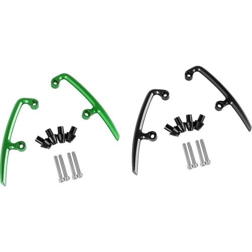 Motorcycle Cnc Aluminum Rear Grab Bars Seat Pillion Passenger Rail Handle Armrest For Kawasaki Z650 2017 2018