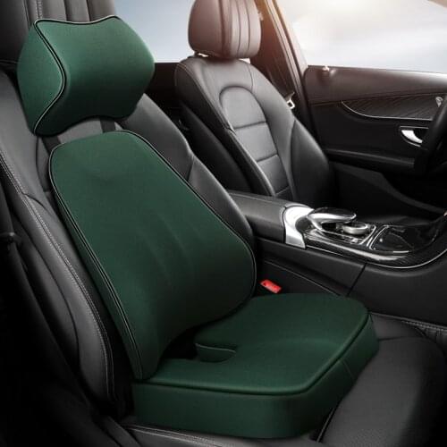 Car seat cushion for office chair Lumbar support for Back Tailbone Pillow Chairs Cushions Memory Foam with Adjustable Straps Car