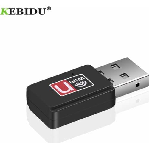 Kebidu Mini USB WiFi Wireless Adapter Receiver External Network Card 150Mbps Adaptador wi-fi Dongle 802.11n/b/g