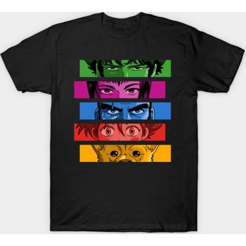 Cowboy Bebop T Shirts See You Space Cowboy Tee Japanese Anime Cartoon Manga Harajuku Shirt Women Men Streetwear Casual Tops Tees