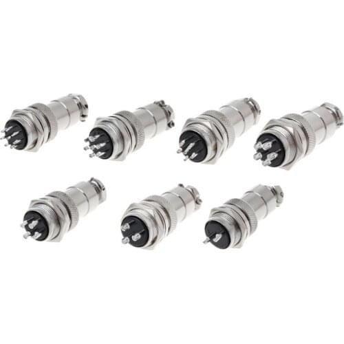 GX20 Aviation Connector Kit Male And Female 2/3/4/5/6/7/8 Pin Socket Plug