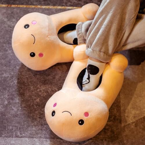 Creative Penis Shoes Plush Toys Stuffed Soft Funny Animal Penis Dolls for Home Indoor Shoes kawaii Valentines Gift for Couple