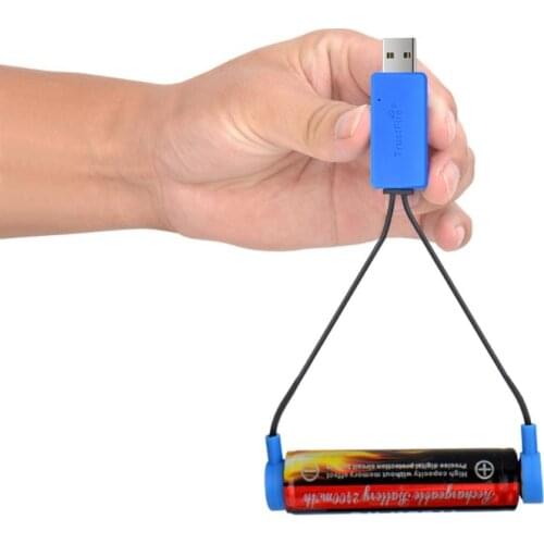 Magnetic USB Battery Charger for 26650 21700 20700 18650 16340 Li-ion Rechargeable Battery Cellphone Emergency Charger