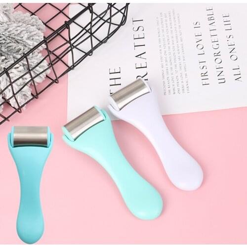 Facial Massager Beauty Instrument Stainless Steel Ice Roller Lift Firming Face Relief Fatigue Skin Care Face Ice Roller Massager