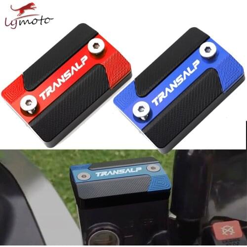 Newest For HONDA TRANSALP700 TRANSALP 600 650 700 XLV High Quality Motorcycle Accessories Front Brake Fluid Reservoir Cap Cover