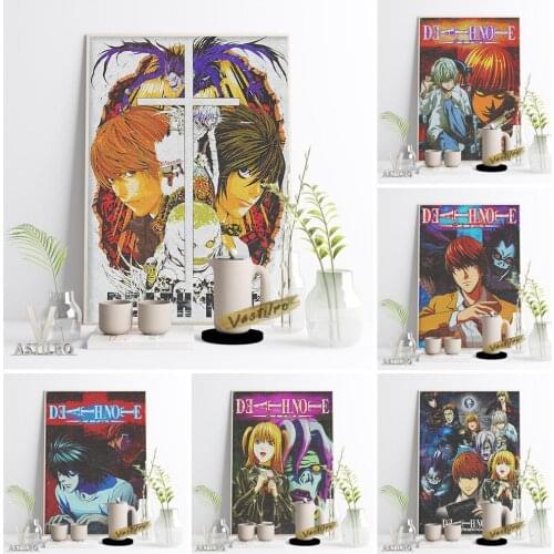Death Note Famous Suspense Comic Anime Poster Cartoon Wall Art Picture Canvas Painting Modern Living Room Home Decor Otaku Gift