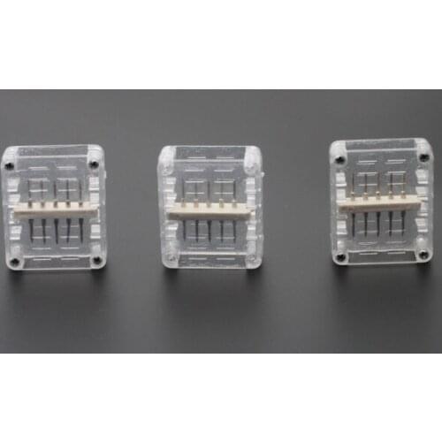 200pcs LED Flat 5-wire With Intermediate 5Pins Connecting Joint Light Connectore