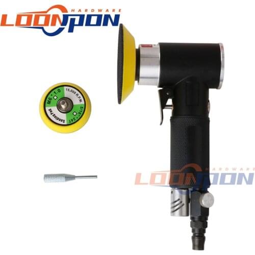 Air Sander Polisher Pneumatic Mini Sander Random Orbital Machine Kit Polishing Grinding Set 2/3inch Disc Auto Beauty Woodworking