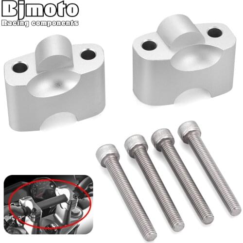 For DUCATI 696 796 795 1100 Motorcycle Aluminum Alloy Handlebar Risers Height up Adapters Riser 38mm/1.5 inch Handle bar Riser