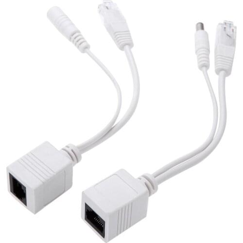 POE Cable Passive Power Over Ethernet RJ45 Adapter Cable POE Splitter Injector KIT Power Supply Module 12-48v For IP Camera
